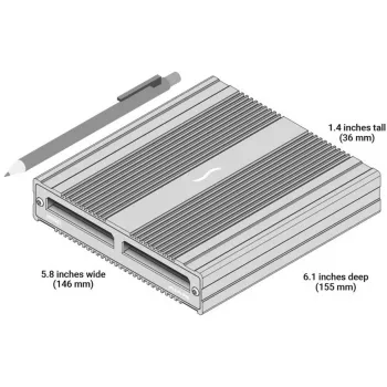 Sonnet SF3-serie - AJA Pak Media Thunderbolt Pro-kaartlezer