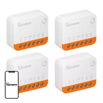 SONOFF MINIR4 (Extreme) smart schakelaar, 4-pack