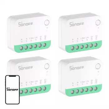 SONOFF MINIR4M (Extreme) Matter-schakelaar 4-pack