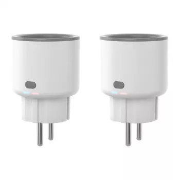 SONOFF S60ZBTPF Zigbee 3.0 smart plug (2-pack) Type F, afstandsbediening, schema's, spraakbesturing