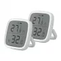 SONOFF ZigBee SNZB-02D temperatuur- en luchtvochtigheidssensor, 2-pack