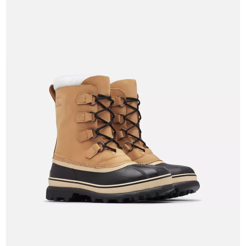 SOREL Caribou boots heren waterdichte geïsoleerde winter sneeuwlaarzen zwart bruin