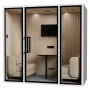 SOUNDBOX INC ARTPod+ ML 4-persoons geluidscabine, wit
