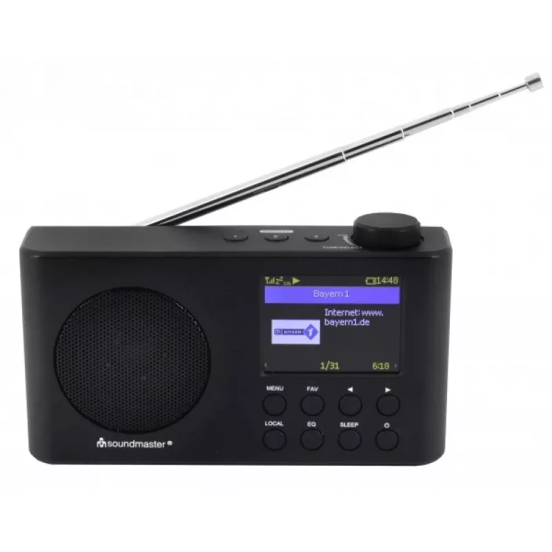 Soundmaster IR6500SW draagbare digitale radio internet/DAB+/FM WLAN Bluetooth