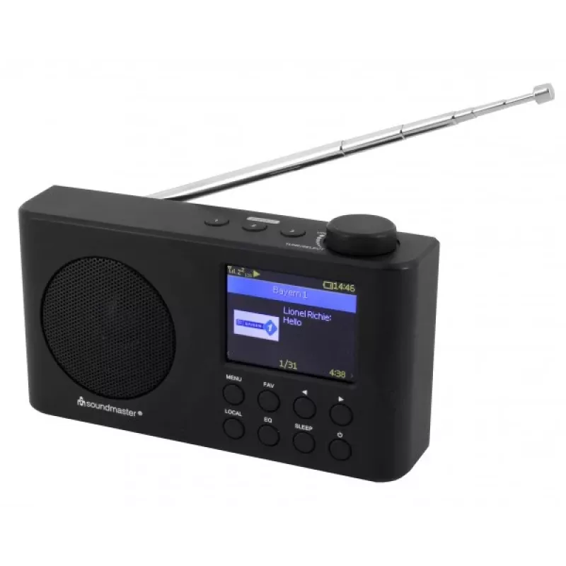 Soundmaster IR6500SW draagbare digitale radio internet/DAB+/FM WLAN Bluetooth