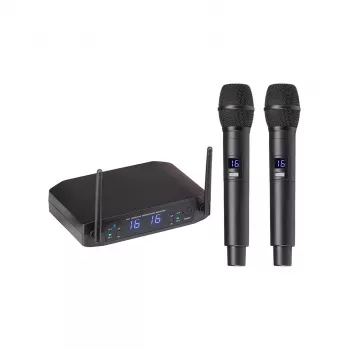 Soundsation WF-U216HH UHF-draadloos microfoonsysteem 520-550MHz