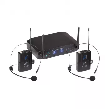 Soundsation WF-U216PP dual-channel UHF draadloos microfoonsysteem 520-550MHz