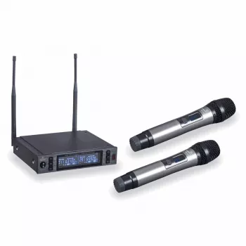 Soundsation WF-U2302HH tweekanaals UHF-draadloos microfoonsysteem