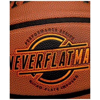 Spalding Neverflat Max indoor-/outdoorbasketbal, bruin