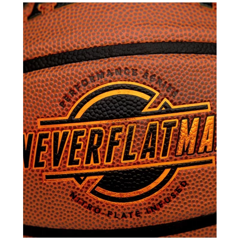 Spalding Neverflat Max indoor/outdoor basketbal, bruin