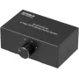 SpeaKa Professional SP-AS-500 4-poorts cinch audio-omschakelaar bidirectioneel metalen behuizing