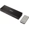 SpeaKa Professional SP-SWAP-500 2-poorts HDMI KVM matrix switch met audio, 4K UHD, USB 2.0-hub, metaal, zwart SP-13904372