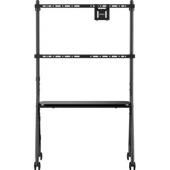 SpeaKa Professional SP-TVC-1600 tv-rolwagen 49 inch-80 inch in hoogte verstelbare vloerstandaard met AV-opbergvak en camera-opbergvak (SP-14375748)