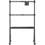 SpeaKa Professional SP-TVC-1600 tv-rolwagen 49 inch-80 inch in hoogte verstelbare vloerstandaard met AV-opbergvak en camera-opbergvak (SP-14375748)