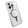 Speck Gemshell Grip + MagSafe voor iPhone 15 Pro (Clear / Chrome Finish)