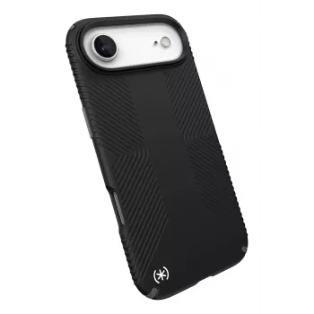 Speck Presidio2 Grip Case voor iPhone 17 Air - Zwart/Leisteen Grijs/Wit