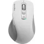 SPEEDLINK VELORA oplaadbare draadloze muis, Bluetooth & 2,4 GHz, Smart Flying Scrollwiel, wit SL-630310-WT