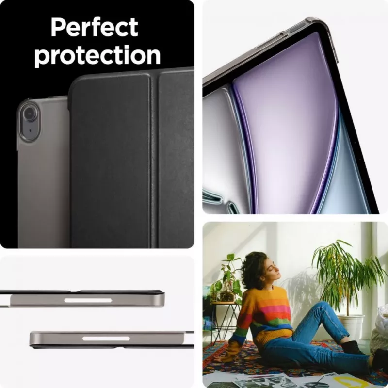 Spigen Smart Fold-hoesje voor iPad Air 13 inch 2024 - zwart