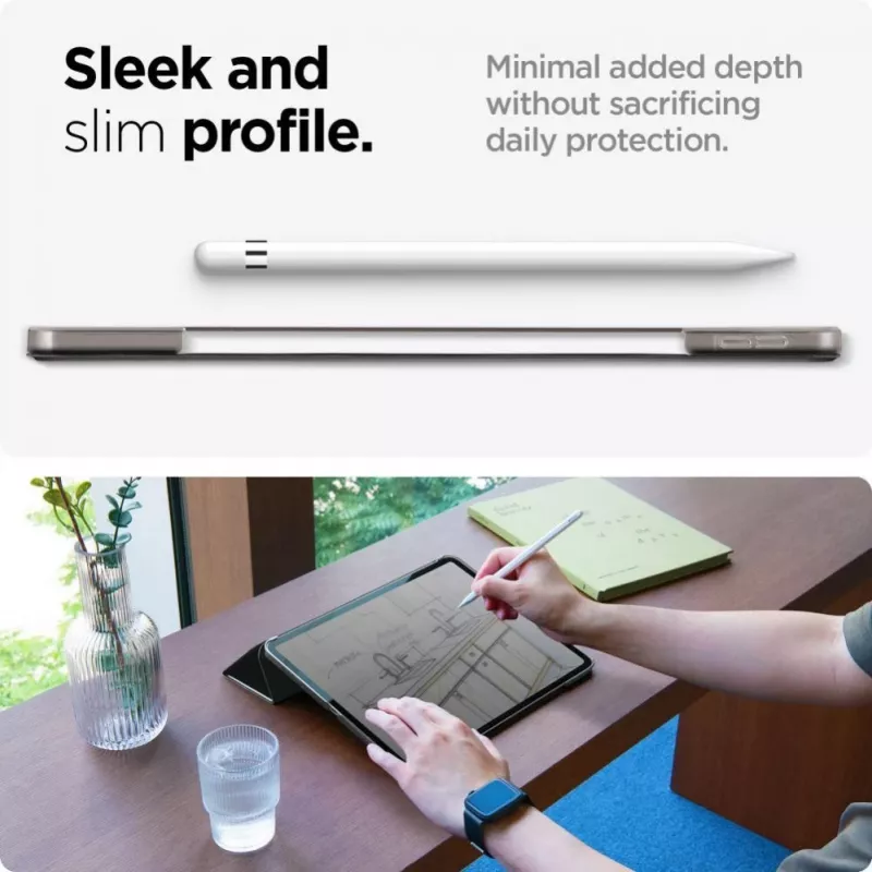 Spigen Smart Fold-hoesje voor iPad Air 13 inch 2024 - zwart