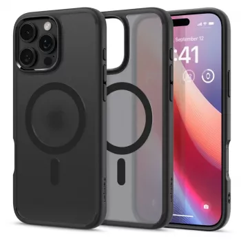 Spigen Ultra Hybrid Mag case met MagSafe voor iPhone 16 Pro - zwart