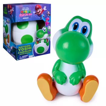 SPINMASTER Super Mario Galaxy Film - Hatchin' Yoshi knuffel