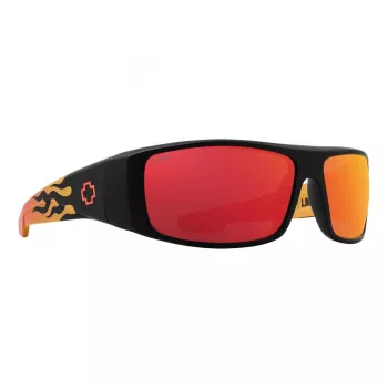 SPY MAN zonnebril 1800000000083 mat zwart montuur grijs getinte glazen 61mm