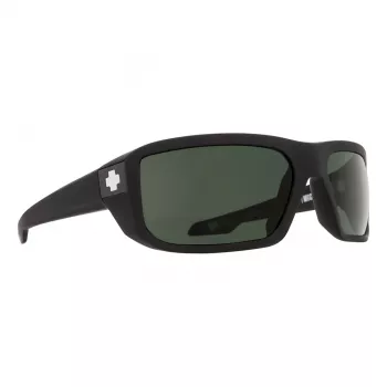 SPY heren zonnebril 673012973864 - mat zwart montuur, grijze getinte glazen, 63/17/120 mm