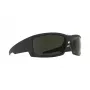 SPY herenzonnebril 673118243863 - rechthoekig propionaat montuur met polycarbonaat grijze glazen - 66/17/125 mm
