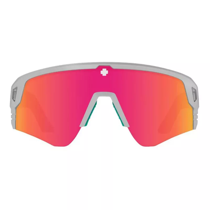 SPY zonnebril unisex 6700000000232 mat zwart Happy grijs groen gepolariseerd