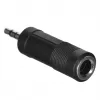 SSQ HA2 - adapter, 6,35 mm stereo jackstekker naar 3,5 mm stereo jackbus