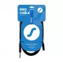 SSQ JSG5 - 3,5mm naar 6,3mm stereo-jack audiokabel, 5m, Zwart