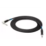 SSQ SS-1439 kabel jack mono - jack mono (90 graden haaks) 1 m zwart