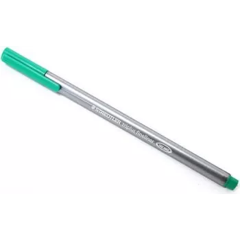 STAEDTLER triplus fineliner 334-5 groen 0,3 mm driehoekig DRY SAFE uitwisbaar