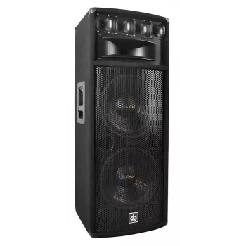 Stage luidspreker Q1240 - 12-inch 2-weg passieve fullrange PA-luidspreker, 400W RMS, 8 Ohm, zwart