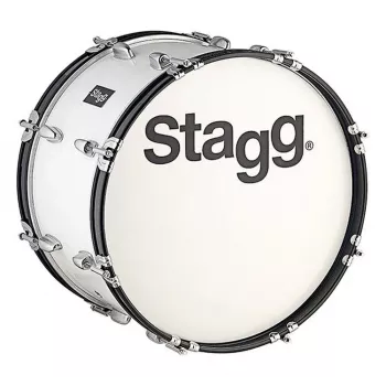 Stagg MABD-2012 marching bass drum 20 inch x 12 inch wit