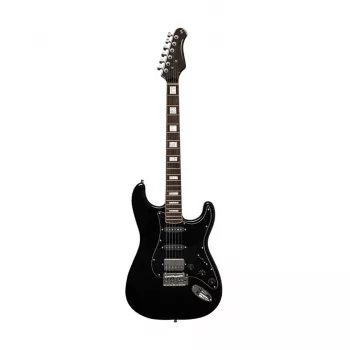 Stagg SES-60 BK elektrische gitaar - zwart