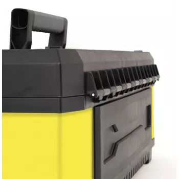 Stanley 1-95-614 opbergbox voor kleine onderdelen/gereedschap, metaal/kunststof, zwart/geel