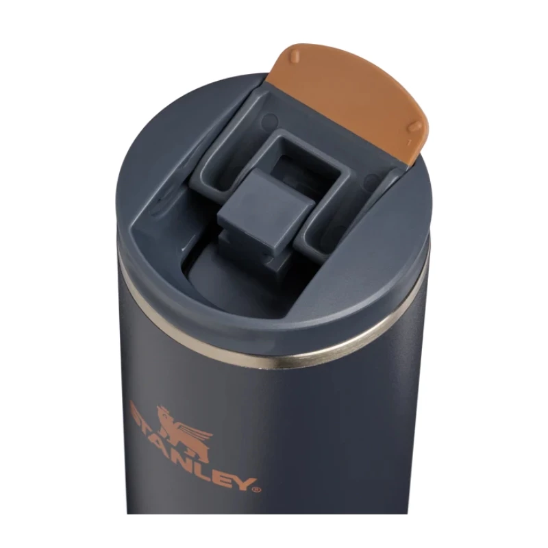 STANLEY 1913 The Transit Fliptop Mug 0,35L blauw-grijs