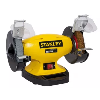 STANLEY 2-in-1 tafelslijpmachine met slijpschijf en draadborsel SXGBP150E