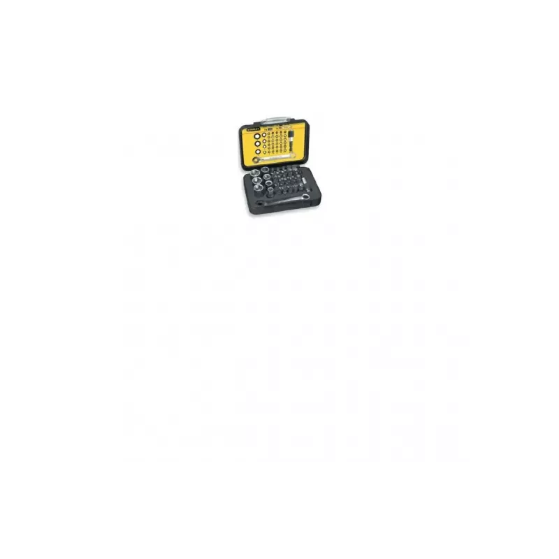 STANLEY 39-delige 1/4-inch bit- en dopsleutelset met R.360NANO-kogelgewricht-ratel