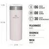 Stanley AeroLight Transit-beker 0,47L rozenkwarts metallic