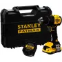STANLEY accu-boor-/schroefmachine (SFMCD714D1T-QW), 18V (zwart/geel, Li-Ion accu 2,0 Ah, Pro-Stack koffer)