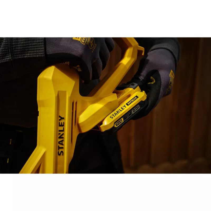 STANLEY accu-grastrimmer (SFMCST925M1-QW), 18V (zwart/geel, Li-Ion 2,0 Ah)