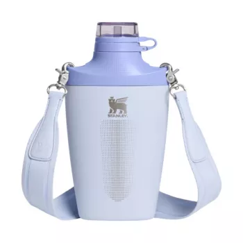 STANLEY Cross Bottle 0,68L isoleerfles met schouderband, lichtblauw