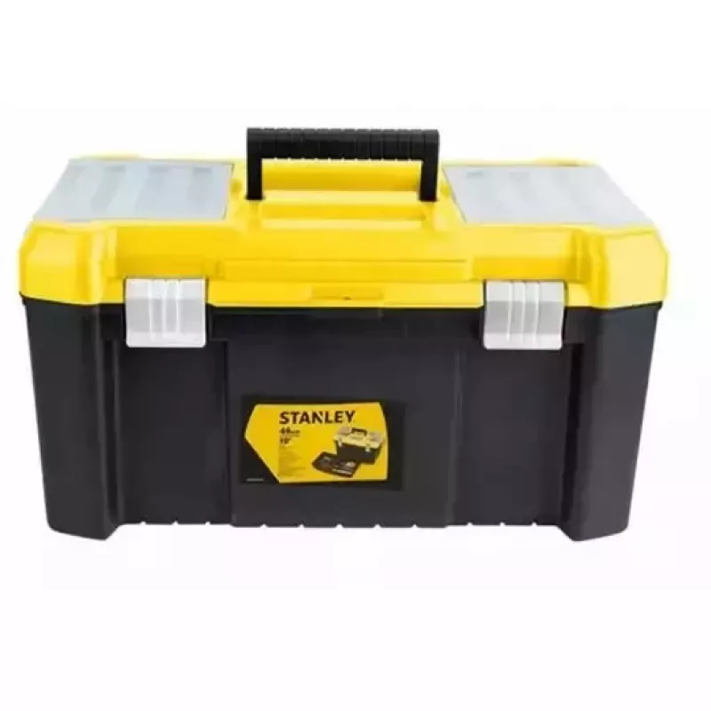 STANLEY Essential 19-inch gereedschapskist met organizers, zwart/geel