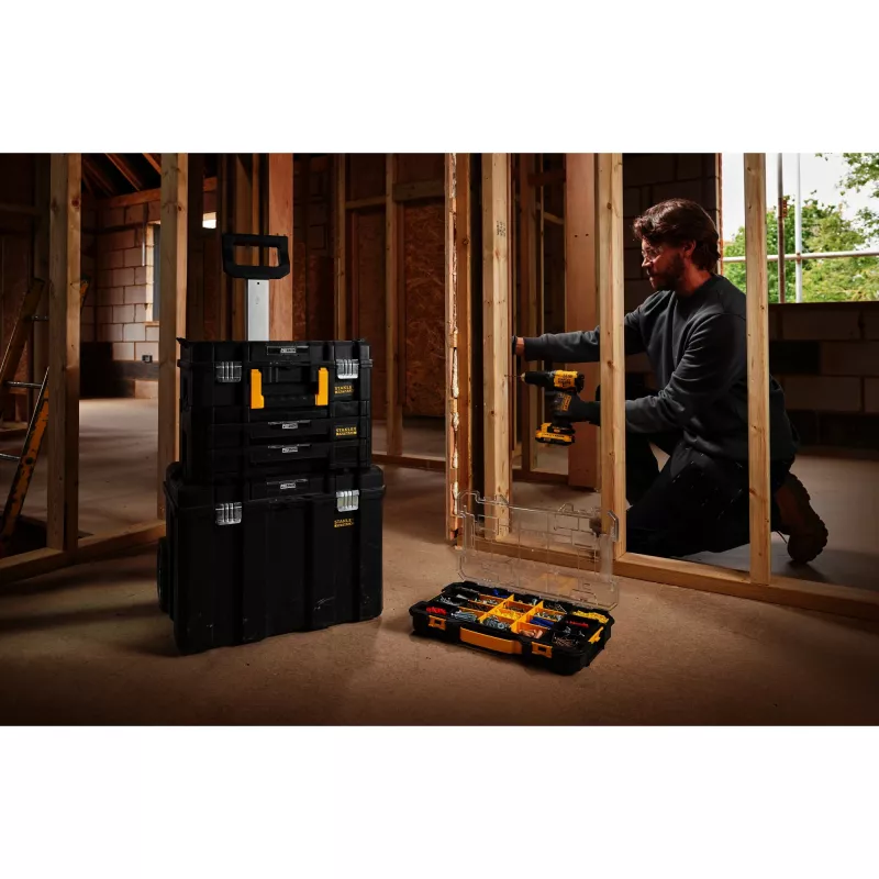 Stanley FatMax Pro-Stack FMST17838-1 platte organizer met 20 vakken, stapelbaar