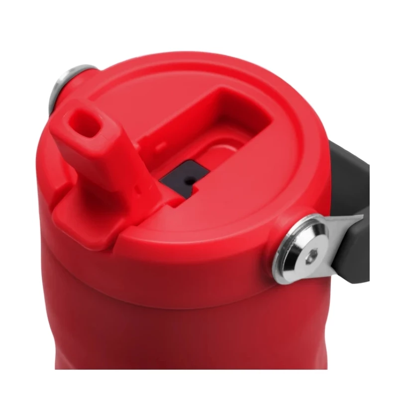 STANLEY IceFlow Bottle Flip Straw 2.0 0,47L donkerrode thermosfles met rietje