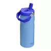 STANLEY IceFlow Bottle Flip Straw 2.0 0,47L lichtblauwe thermosfles met rietje