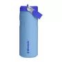 STANLEY IceFlow Bottle Flip Straw 2.0 0,47L lichtblauwe thermosfles met rietje