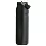 STANLEY IceFlow Bottle Flip Straw 2.0 1,06L zwarte thermosfles met rietje
